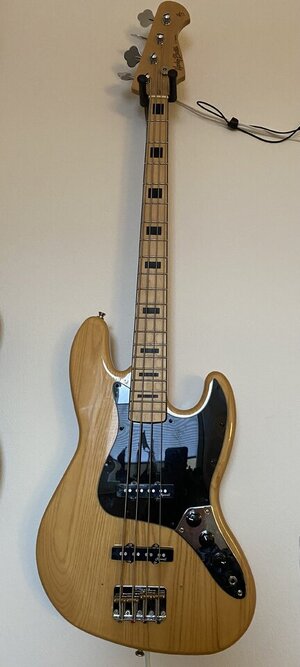 Harley Benton JB-75MN NA Vintage Series Jazz Bass