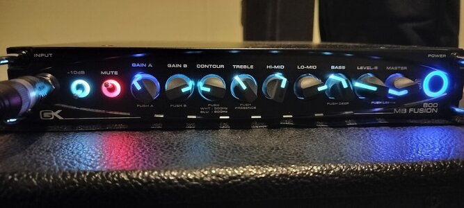 Galien-Krueger MB Fusion 800 incl. rack ears