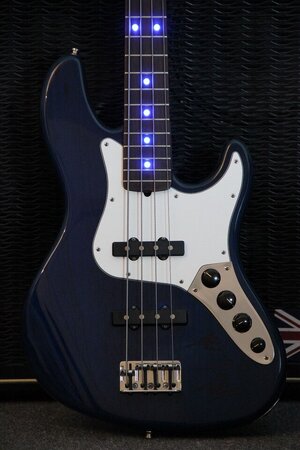 Fender Mark King Signature Deluxe Jazz Bass Limited USA 1998 LEDs