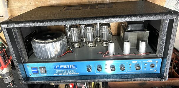 ✅ Bass Röhrenverstärker Vollröhre Tubeamp 300 Watt wie Eden / Ashton = Fame Bassverstärker