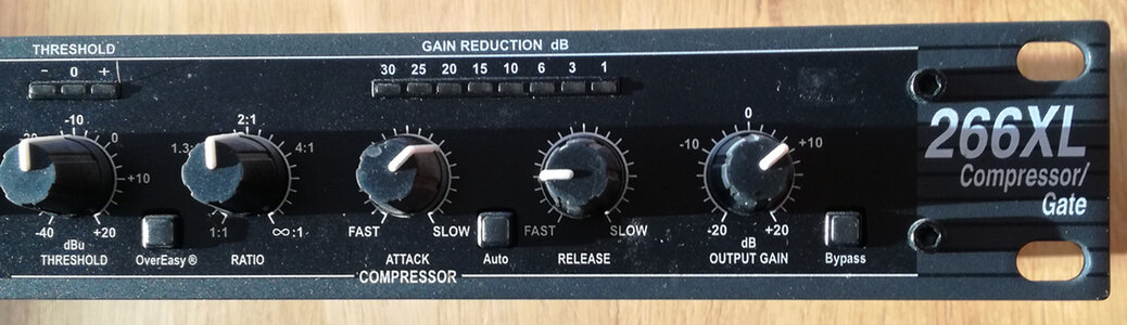 DBX 266XL Stereo Compressor/Gate