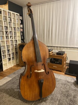 3/4 Kontrabass von Thomann mit Tasche