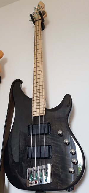 Vigier Excess Roger Glover, Bj.2021, clear black, neuwertig