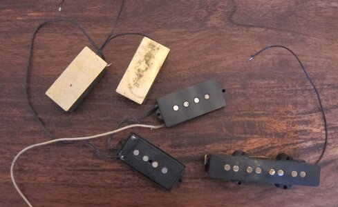 Dimarzios PJ Bass Pick Ups Elektronik und Potis