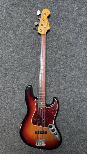 Fender Jazz Bass 1965 >refin sunburst< Brazilian Rosewood Neck