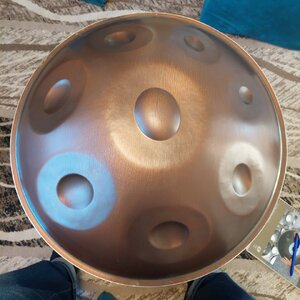 Edelstahl Handpan von Battiloro - B2 Kurd "Healing Frequency" 432hz mit Restgarantie