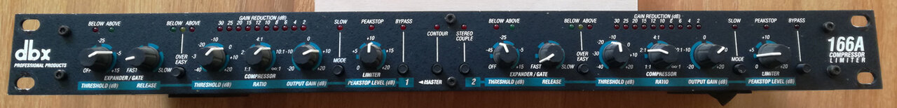 DBX 166A Dual Compressor / Limiter