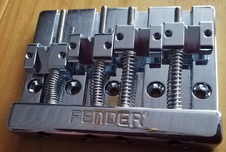 Fender 4 String Badass Style High Mass Bass Bridge