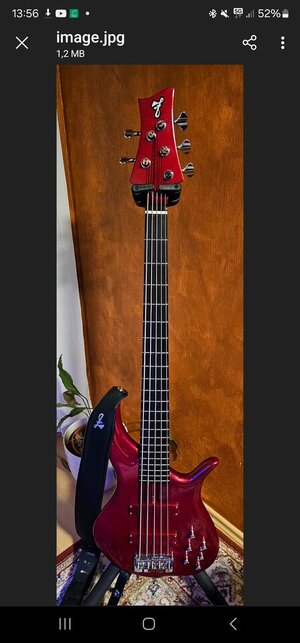 F Bass BN5 Metallic Rot