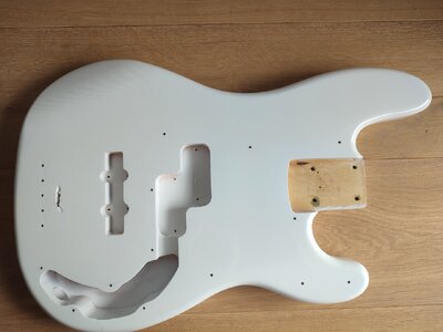 Squier Affinity PJ Bass Olympic White Body