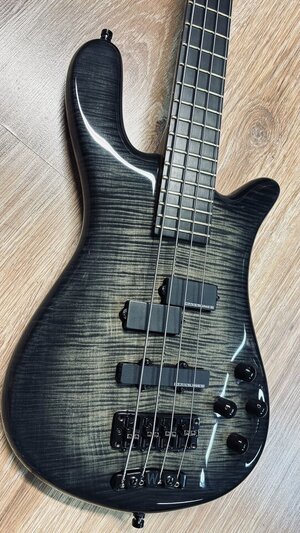 Warwick Streamer LX Shortscale 30" - bleached black -