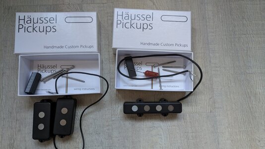 (Reserviert)  Häussel Pickups - PBass 4str BM und JB 4-BM B