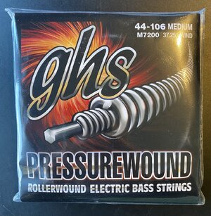 GHS PRESSUREWOUND Strings M7200 - 44-106 Medium - Neu