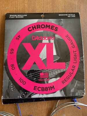 D’Addario Chromes 45-100 mediumscale