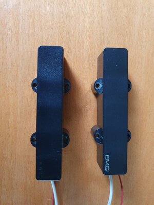 Räumungsverkauf Pickups: Aktive EMG LJ5 und SJ5 (Jazzbass) - reserviert!