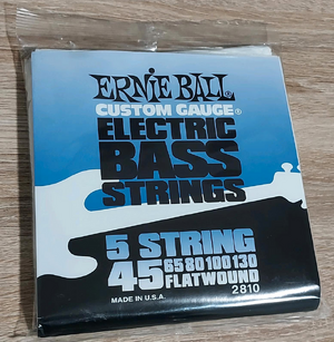 Ernie Ball 2810 Flatwound E-Bass Strings, 45-130, Neu!