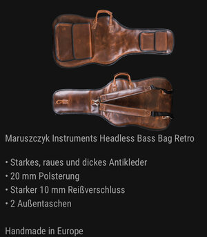 Headless Bass Leder Bag Maruszczyk