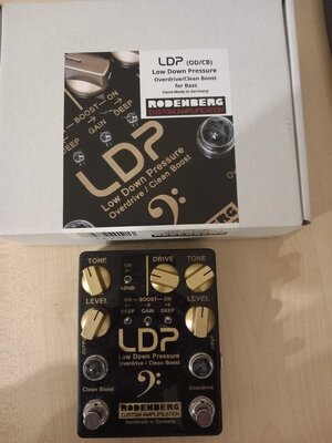 Rodenberg Low Down Pressure, Bass Pedal, Overdrive + Clean Boost